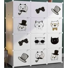 Модульный шкаф-органайзер Leobert Kids для детских игрушек белый