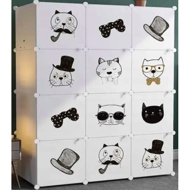 Модульный шкаф-органайзер Leobert Kids для детских игрушек белый