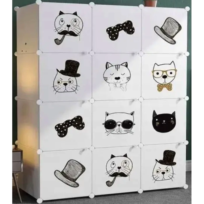 Модульный шкаф-органайзер Leobert Kids для детских игрушек белый