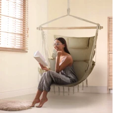 Бразильське крісло - гамак Outtec Boho Sois XXL бежевий