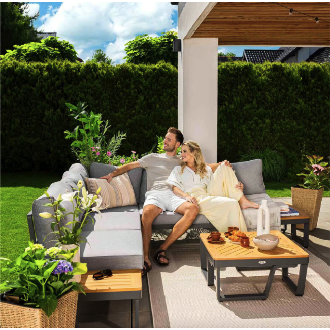 Комплект садовой мебели Di Volio Veledo графитовый