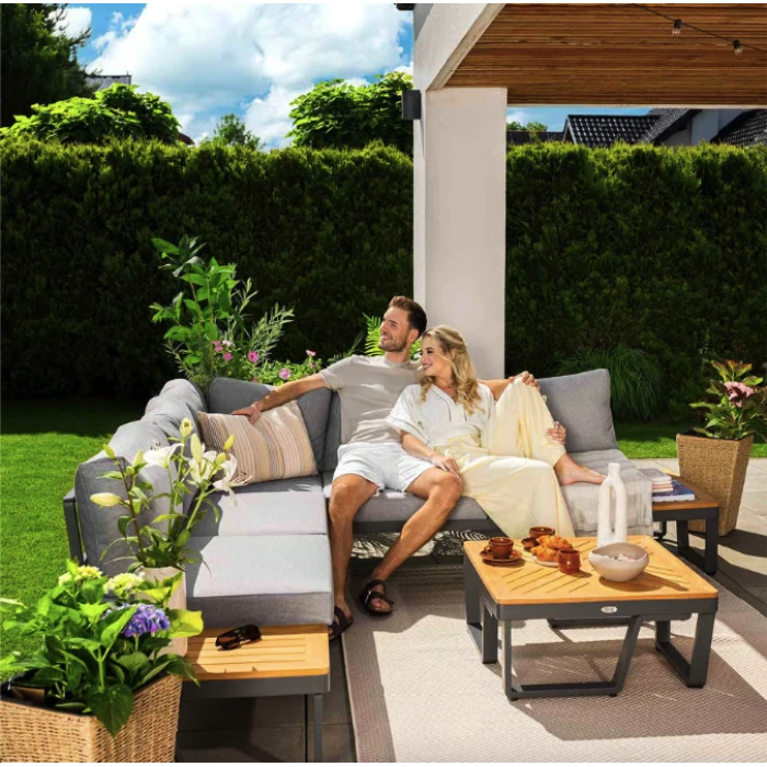 Комплект садовой мебели Di Volio Veledo графитовый