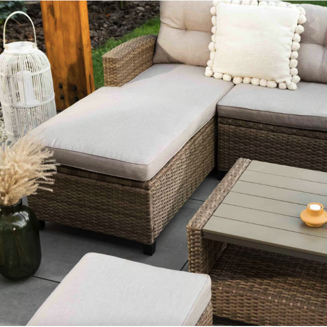 Комплект садових меблів Di Volio Dalmia бежевий/кремовий