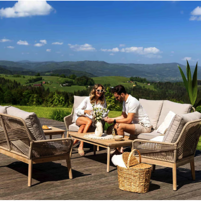 Комплект садовой мебели Di Volio Akaia бежевый