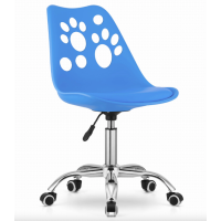 Офісне крісло Leobert Print синій