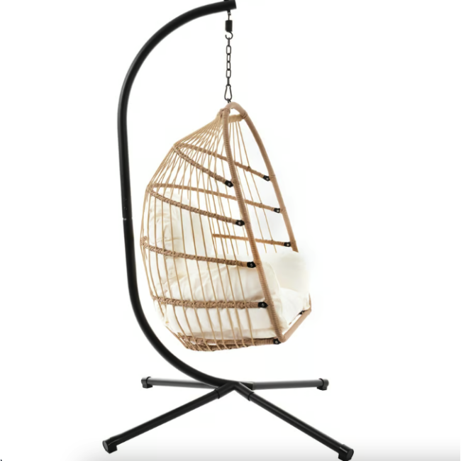 Підвісне крісло-кокон Di Volio Beluno бежевий