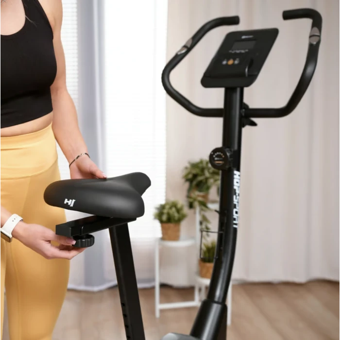 Велотренажер Hop-Sport HS-4000H Grant чорно-золотистий
