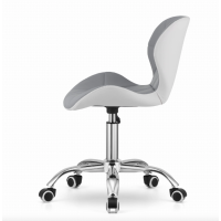 Офісне крісло Leobert Avola сіро-білий