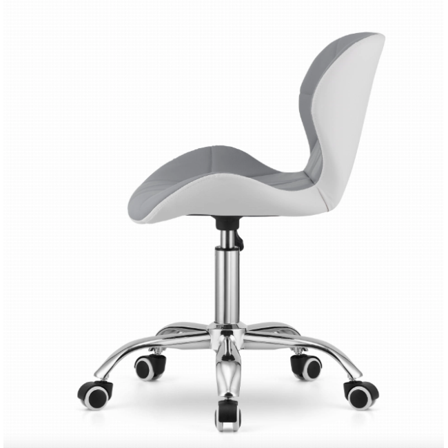 Офісне крісло Leobert Avola сіро-білий