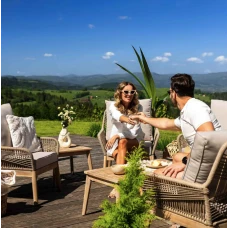 Комплект садових меблів Di Volio Akaia бежевий