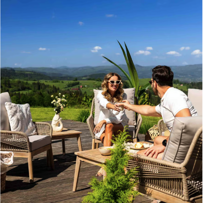 Комплект садовой мебели Di Volio Akaia бежевый