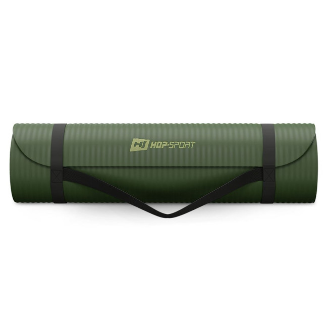 Коврик для йоги Hop-Sport HS-NB010GM NBR 1см темный хаки