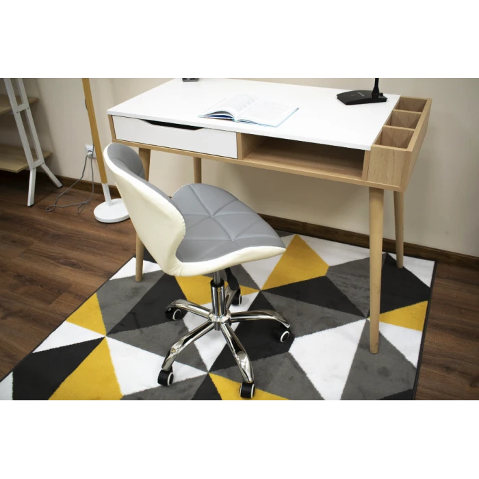 Офисное кресло Leobert Avola серо-белый