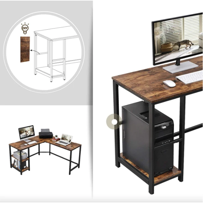 Комп'ютерний стіл Leobert Maxus кутовий в стилі Loft