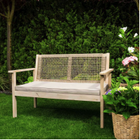 Садовая скамейка Di Volio Teracina со спинкой бежевый