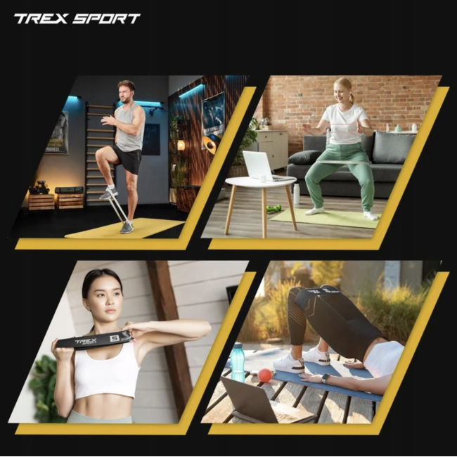 Набір резинок для фітнесу Trex Sport TX-065RBG 1-18кг
