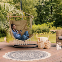 Бразильское кресло - гамак Outtec Boho Sois XXL бежевый