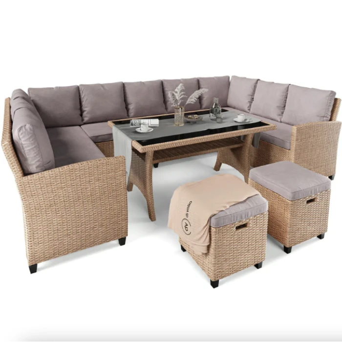 Комплект садовой мебели Di Volio Livorno Бежевый/Светло-серый