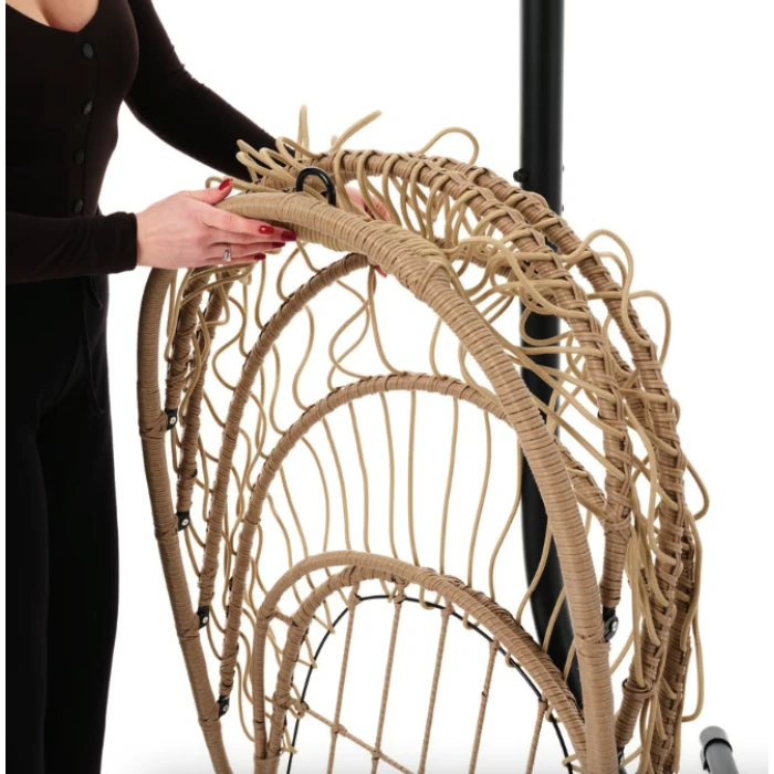 Підвісне крісло-кокон Di Volio Beluno бежевий