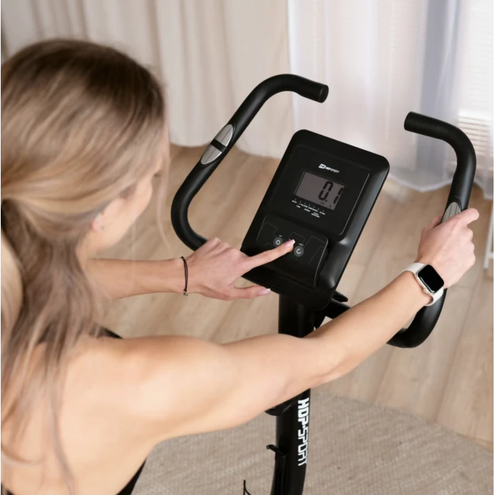 Велотренажер Hop-Sport HS-4000H Grant чорно-золотистий