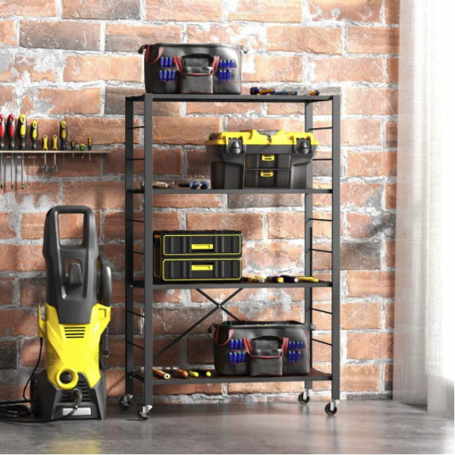 Стеллаж Costway Scooby сложен в стиле Loft