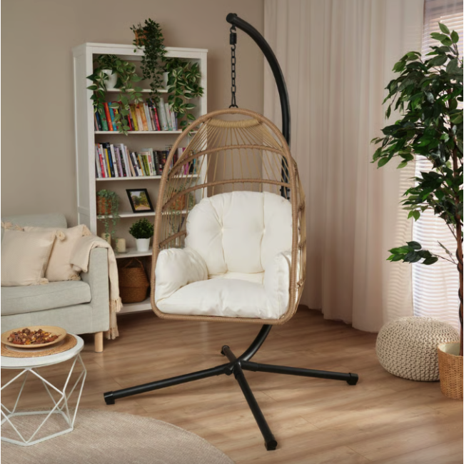 Підвісне крісло-кокон Di Volio Beluno бежевий