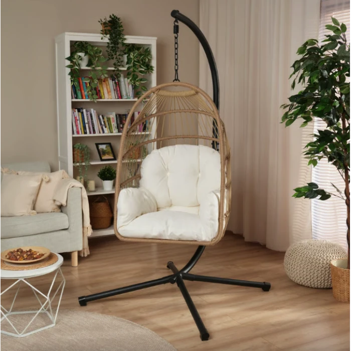 Підвісне крісло-кокон Di Volio Beluno бежевий