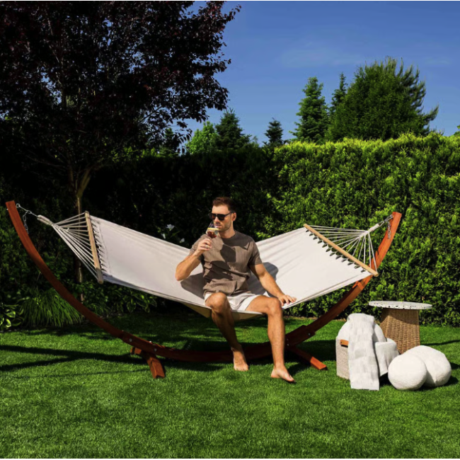 Гамак зі стелажем Di Volio Trevia кремовий