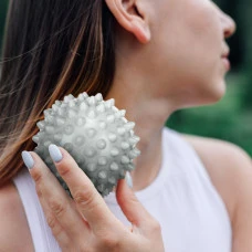 Набір масажних м'ячів Gymtek 65 мм 4 шт сіро-зелено-синій