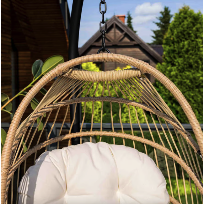 Підвісне крісло-кокон Di Volio Beluno бежевий