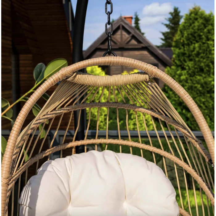 Підвісне крісло-кокон Di Volio Beluno бежевий