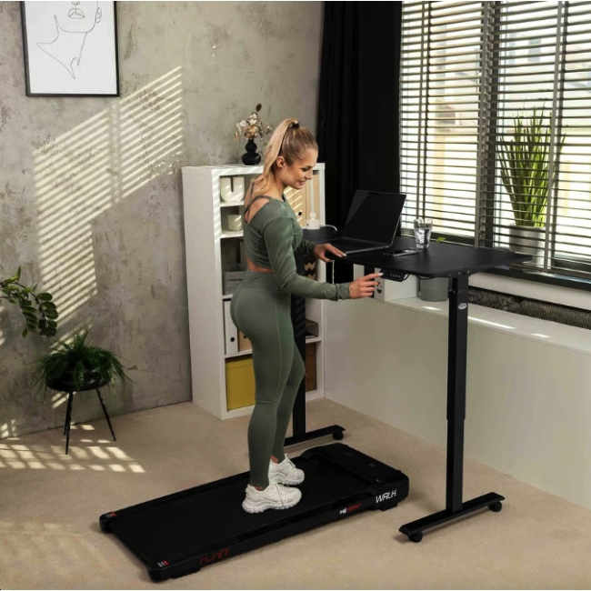 Компьютерный стол с регулируемой высотой Di Volio Amone черный