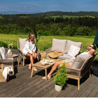 Комплект садовой мебели Di Volio Akaia бежевый