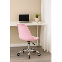 Офісне крісло Leobert Alba рожевий
