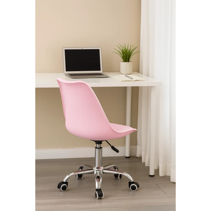 Офісне крісло Leobert Alba рожевий
