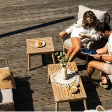 Комплект садових меблів Di Volio Akaia бежевий