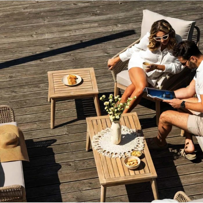 Комплект садових меблів Di Volio Akaia бежевий