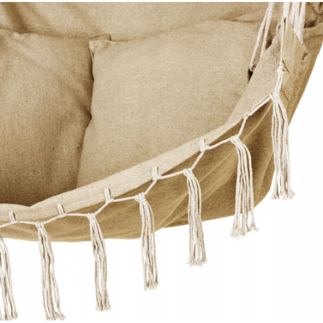 Бразильське крісло - гамак Outtec Boho Sois XXL бежевий