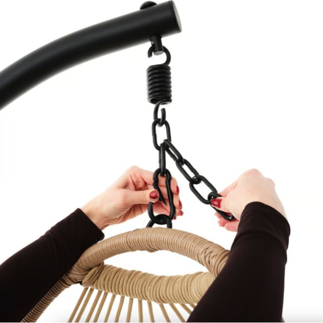 Підвісне крісло-кокон Di Volio Beluno бежевий