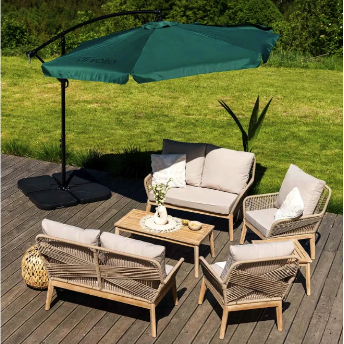 Комплект садових меблів Di Volio Akaia бежевий