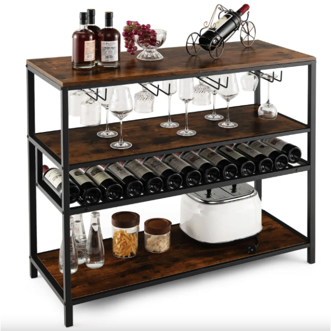 Стол для кухни Costway Alfred фуршетный в стиле Loft