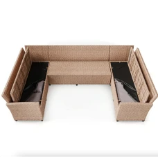 Комплект садових меблів Di Volio Livorno Бежевий/Світло-сірий