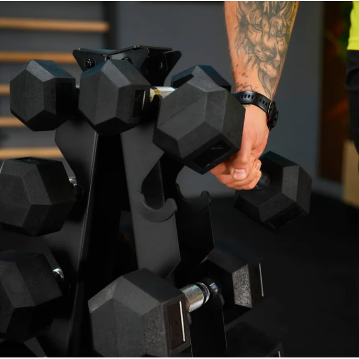 Стійка-піраміда для зберігання 5 пар гантелей Trex Sport TX-055DR