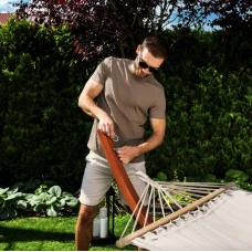 Гамак зі стелажем Di Volio Trevia кремовий