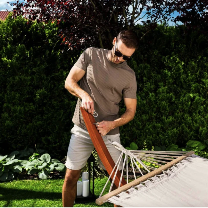 Гамак со стеллажом Di Volio Trevia кремовый