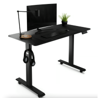 Компьютерный стол с регулируемой высотой Di Volio Amone черный