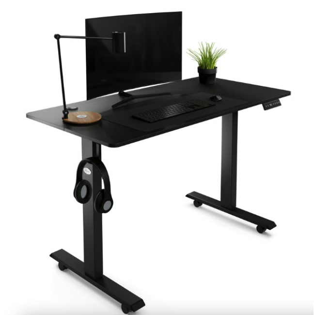 Компьютерный стол с регулируемой высотой Di Volio Amone черный