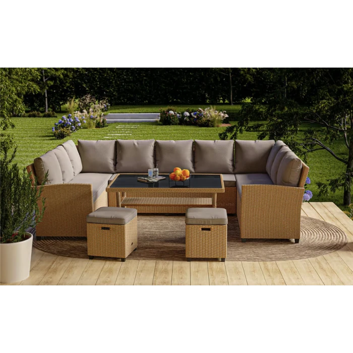 Комплект садовой мебели Di Volio Livorno Бежевый/Светло-серый