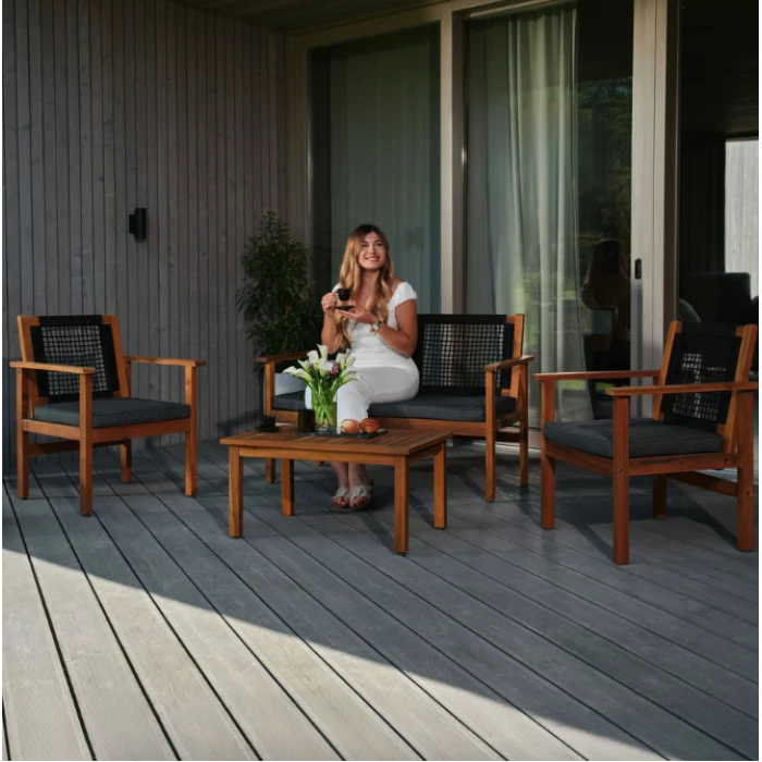 Комплект садовой мебели Di Volio Marata черный