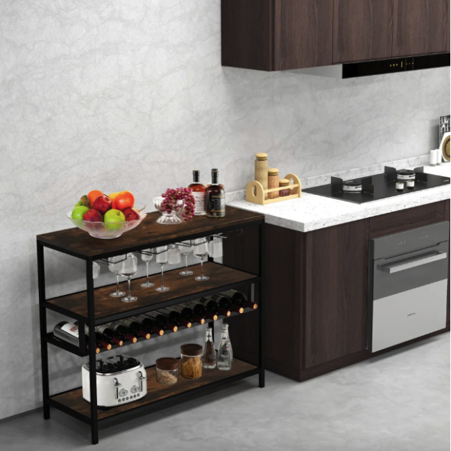 Стол для кухни Costway Alfred фуршетный в стиле Loft